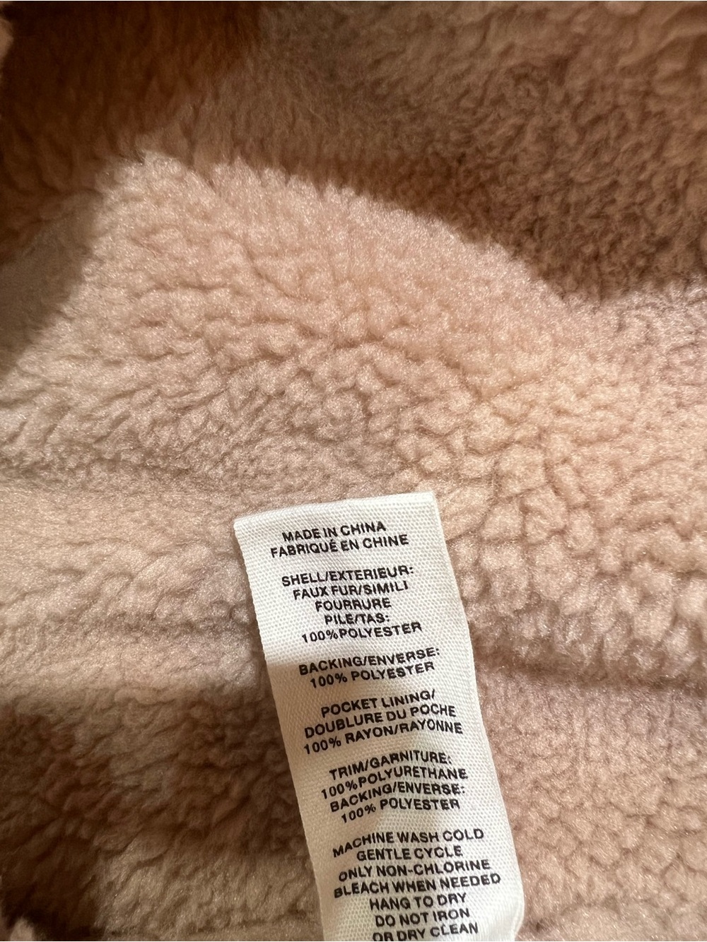 Anthropologie Avec Les Filles Brown Faux Shearling Trim Trench Coat Medium - Picture 8 of 12
